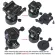 All-metal 2D 360 Panning Panoramic Panorama Clamp Head Ballhead + Camera Quick Release Plate for Tripod Monopod - NEW DESIGN