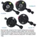 360º panoramic camera clamps to the camera head, a fast -released camera stand