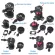 360º panoramic camera clamps to the camera head, a fast -released camera stand