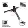 Universal Mini Three feet Supports a 1/4 inch monopod camera stand.