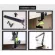 NB-35 Microphone SCISSOR ARM Stand and Table Mounting Clamp NB-35, a jaw microphone and table clamp