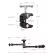 11 นิ้วอย่างชัดเจนแขนเมจิก + ซูเปอร์หนีบปูคีมคลิปสำหรับกล้อง DS 11 inch Articulating Magic Arm + Super Clamp Crab Plier Clip for Camera DS