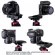 Metal Z-Shaped Folding Ball Head Quick Release Plate Vertical Camera Bracket Macro Shoot Pan Tilt Head for RRS Fit Tripod Ballhead