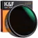K&F XV37 เฟดเดอร์ ND ฟิลเตอร์ ตัวกรองตัวแปรความหนาแน่นเป็นกลาง ND2 ถึง ND32