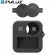PULUZ For GoPro MAX Dual Len Caps Case Cover + Body Soft Rubber Frame Silicone Protective Case For GoPro MAX Camera