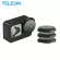 Telesin 3 ชิ้น ND8 / PL ND16 / PL ND32 / PL เลนส์กรอง 2 in 1 สำหรับ Gopro 9 โพลาไรกรองอลูมิเนียมกรอบสำหรับ Gopro ฮีโร่ 9