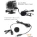 ไมโครโฟนภายนอกคลิปสายไมค์อะแดปเตอร์สำหรับโกโปร Hero 4/3+/3 External Microphone Clip On Mic Cable Adapter for GoPro Hero 4/3+/3