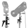 Selens Flash Shoe Umbrella Holder Light Stand Bracket M11-050 สำหรับสตูดิโอถ่ายภาพ