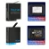 TELESIN 3 แพ็คแบตเตอรี่ 3 ช่องชาร์จชุด TF Card Reader กล่องชาร์จสำหรับ Gopro 8 Hero 8 7 Black Hero 6 Hero 5