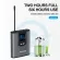 TELESIN UHF Wireless Microphone With Bodypack 50M Transmitter Mini Lapel Head Hand Mic Portable Receiver For Camera and Phone
