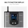 TELESIN UHF Wireless Microphone With Bodypack 50M Transmitter Mini Lapel Head Hand Mic Portable Receiver For Camera and Phone