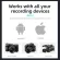Telesin condenser, microphone, video recording, SHOTGUN VLOGGING for iPhone Samsung Canon Sony DSLR MAC Tablet.