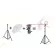 B ประเภทรองเท้าร้อนแฟลชที่แขวนร่มไฟหมุน Bracket สำหรับ Camera B Type Hot Shoe Flash Umbrella Holder Swivel Light Stand Bracket for Camera