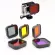Color GOPRO 4 3 Filter has a color for Gopro Hero 3 3+ 4 cameras.