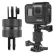 Gopro CNC 360-Degree Rotation Adapter, Gopro camera connector with various devices, can rotate 360 ​​degrees.