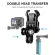 Telesin Dual Head J-Hook Quick Release Adapter Base for Gopro Hero 8 GoPro 7 6 5 Gopro Max / DJI OSMO Action / Xiaomi