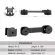 Triple Hot Shoe Mount Adapter Microphone Extension Bar for Zhiyun Smooth 4 DJI Osmo Pocket Gimbal Accessories