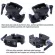 Universal Strong Metal Crab, camera pliers for standing legs, set, set, 5 cm, 3 cm round pipe