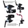 Universal Strong Metal Crab, camera pliers for standing legs, set, set, 5 cm, 3 cm round pipe