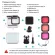 Waterproof Case, GOPRO HERO 7 6 5 Waterproof Housing with touch screen and 3 -color filters, Red Filter / Pink Filter / Purple Filter