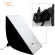 โคมไฟสตูดิโอ ซอฟบอค 50ซม * 70ซม รุ่นยอดนิยม photographic equipment 50x70cm Softbox SoftBox E27 Lamp Holder/Socket for Studio Continuous Lighting