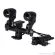 NiceFoto  FLH-02 by Millionhead ที่ยึดหลอดไฟแบบหัวคู่ E27 สำหรับถ่ายภาพต่อเนื่องในสตูดิโอ