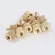 3/8 brass 3/8 "Change 1/4" Gold Color 3/8 brass screw adapter