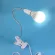 E27 Multipurpose Lamp Screw, Lamp Clip, Cable Length 30 cm / Wire Length 1.8 meters E27 Screw Universal Lamp Holder Clip Lamp Holder