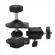 สตูดิโอวิดีโอ C / U แคลมป์ตัวหนีบกับหัวบอลสำหรับกล้องโทรศัพท์มือถือแฟลช GoPro Hero ฯลฯ
