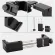 Ulanzi ST-02S Phone Tripod Mount Mobile There is a built -in hot hole for using a microphone LED.