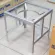Legs, gas stoves, high pressure, square base for the stove, KB5 high, 40 cm high