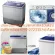Samsung, a double -tank washing, upper lid, 13 kilograms/10 kilograms. WT15J7PEC. Special design filter bag.