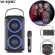 W-KING T9 Bluetooth Speaker, Bluetooth speaker, LED power 80W, tight bass, with floating microphone and remote, can sing anywhere in the 6-month insurance center insurance.
