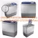 Samsung, a double -tank washing, upper lid, 13 kilograms/10 kilograms. WT15J7PEC. Special design filter bag.