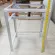 Leg, high -pressure gas stove, square base for stove, KB5, width 40 x length 40 x height 70 cm.