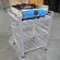 Gas shelf, 3 layers of aluminum shelves, not including the upper stove, tiles 41x40x80 cm.