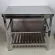 2 stove table, small wing stove, no hole The lower floor can be overturned. Stainless steel