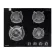 LUCKY FLAME เตาฝังหน้ากระจกนิรภัย 4 หัวเตา รุ่น LGS-944