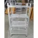 Upside down, plate rack, 4 layers of aluminum on the top, smooth sheet The ground floor 41x61x115 cm.
