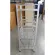 Upside down, plate rack, 4 layers of aluminum on the top, smooth sheet The ground floor 41x61x115 cm.