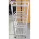 Upside down, plate rack, 4 layers of aluminum on the top, smooth sheet The ground floor 41x81x115 cm.