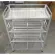 Upside down, plate rack, 4 layers of aluminum on the top, smooth sheet The ground floor 41x81x115 cm.