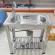 DYNA Home Free Dh-5040-T dishwashing sink sink, 50x40x75 cm, stainless steel.