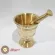 BRASS MORTAR, brass, mortar, grinder for herbs, herbs, spices, diameter 5.5*5 cm