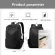 Men's backpack, casual fashion, simple fashion, luggage, large capacity, Charging USB, Laptop Backpack