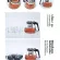 4 tea sets with glass cups, tea, tea, tea, with a chorus filter