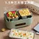 กล่องอาหารกลางวันไฟฟ้า Plug-in ฉนวนกันความร้อน พนักงานออฟฟิศ ไมโครคอมพิวเตอร์แบบพกพา เครื่องทำความร้อนมัลติฟังก์ชั่น Double Layer 1.5L Stainless Steel