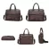 JEEP BULUO Men's Shoulder Bags, Bag, High Quality Men's Business, Brand Name, leather, shoulder bag, handbag 14 inches, laptop 8301-3