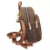 Authentic Michael Kors Backpack, Coated Canvas, Genuine Leather Strap Michael Kors 35H7Gayb0B ABBEY XS Extra Small Coated Canvas Backpack Brown ACORN