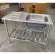 Lucky Flame Flame Flame Skin Sink Model STS-1055 Sink Width 50 x Length 100 x Height 77 cm. Stainless steel.